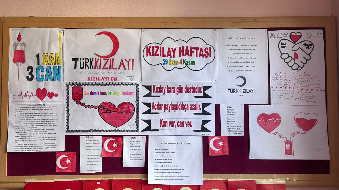  29 Ekim-4 Kasım Kızılay Haftası